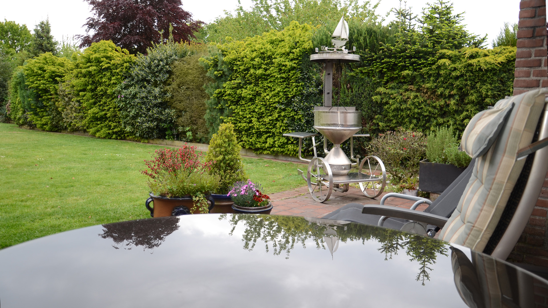 Grillplatz und Terrasse